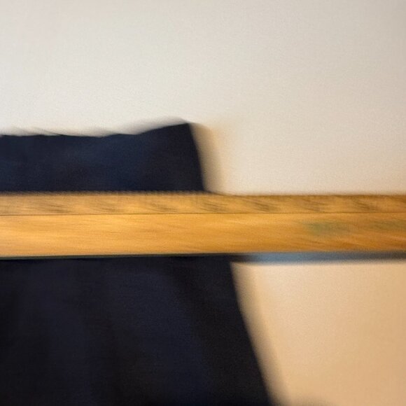 Quince Women 10 100% Linen Trouser Pant Pleated Navy Blue Breathable Lightweight - Picture 9 of 12